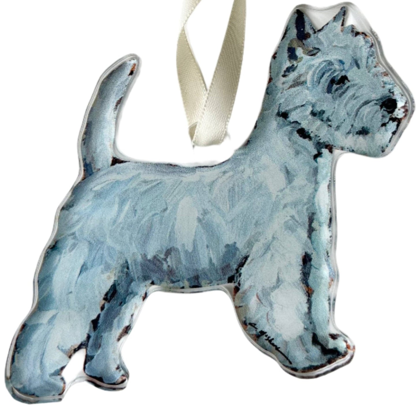 Acrylic Ornament: Westie