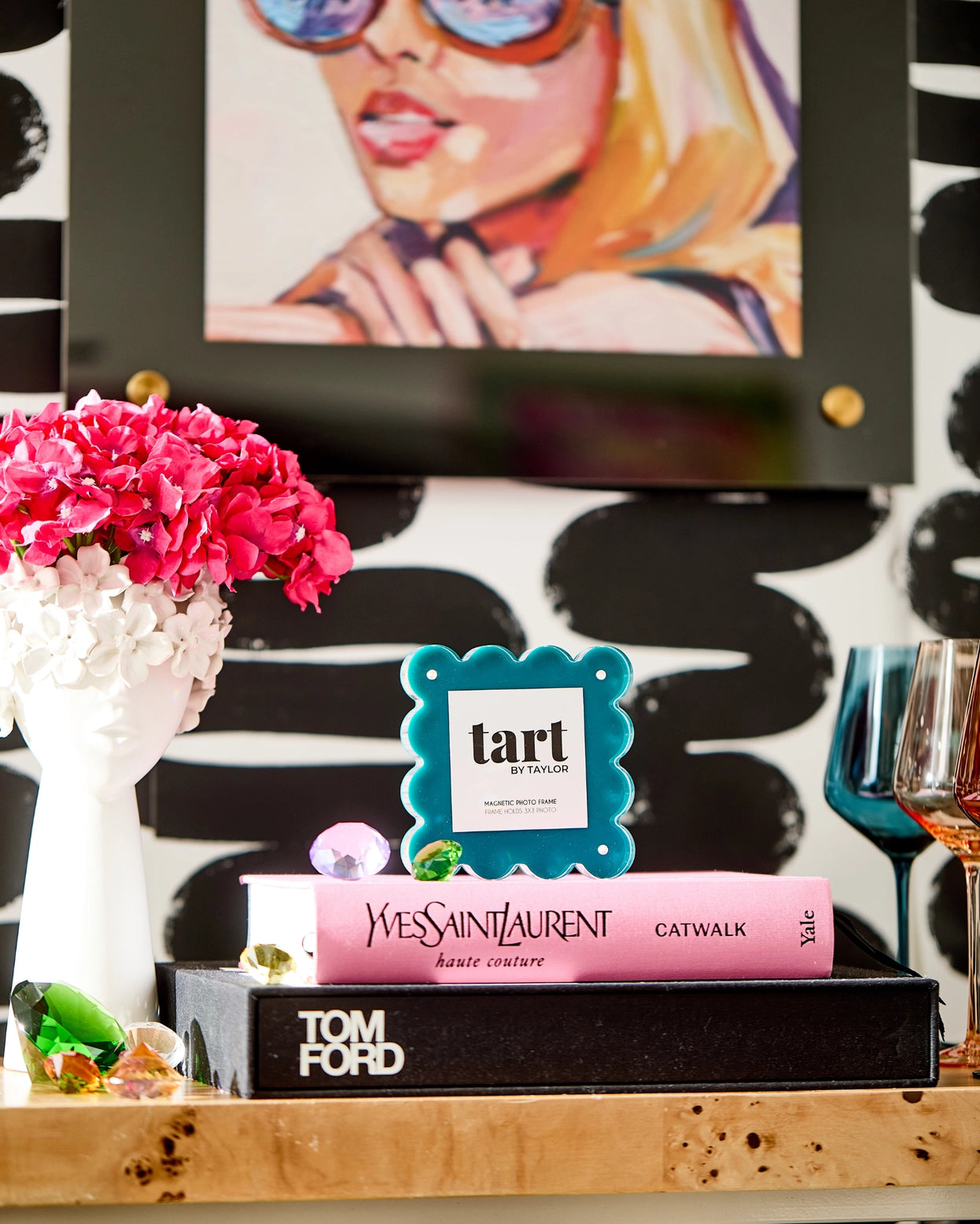 Tart By Taylor Teal Acrylic Mini Frame