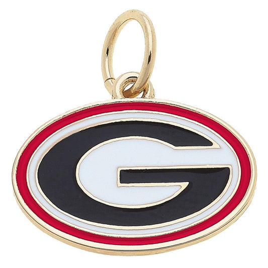 Georgia Bulldogs Enamel Charm