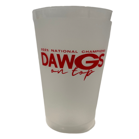 Dawgs On Top 2021 Champs flex cups