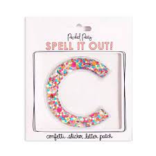 Stick To It Confetti Alphabet Letters