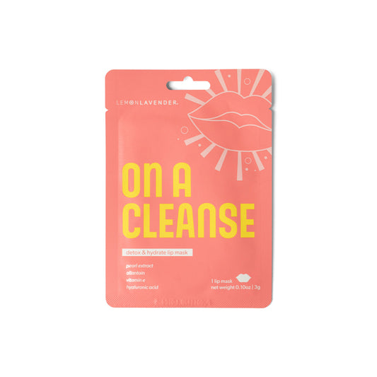 Lemon Lavender On A Cleanse Detox & Hydrate Lip Mask