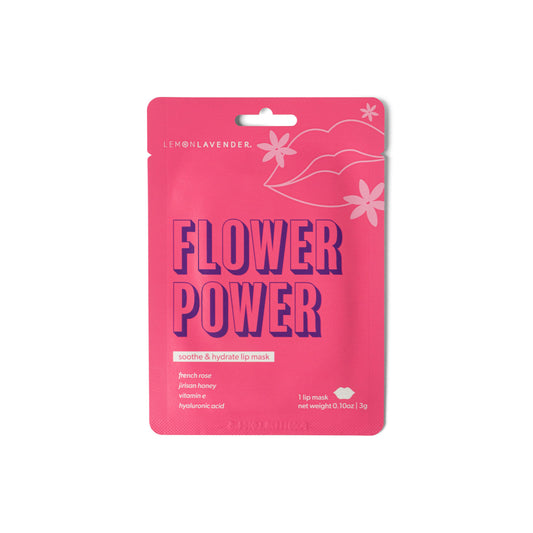 Lemon Lavender Flower Power Lip Mask