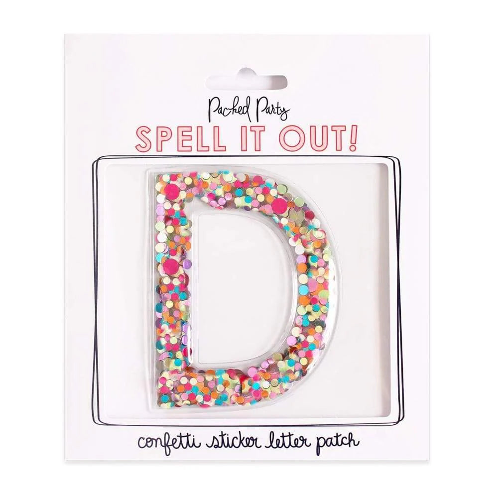 Stick To It Confetti Alphabet Letters