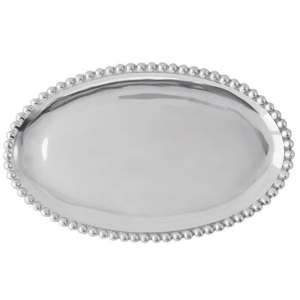 Mariposa Pearled Oval Platter