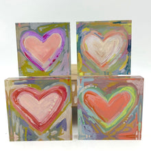 Load image into Gallery viewer, Acrylic Heart Block
