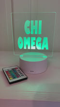 Load and play video in Gallery viewer, Sorority LED Nightlight with Remote
