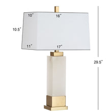 Load image into Gallery viewer, ROZELLA ALABASTER 29.5-INCH H TABLE LAMP
