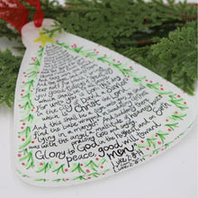 Load image into Gallery viewer, Acrylic Luke 2:8-14 ornament
