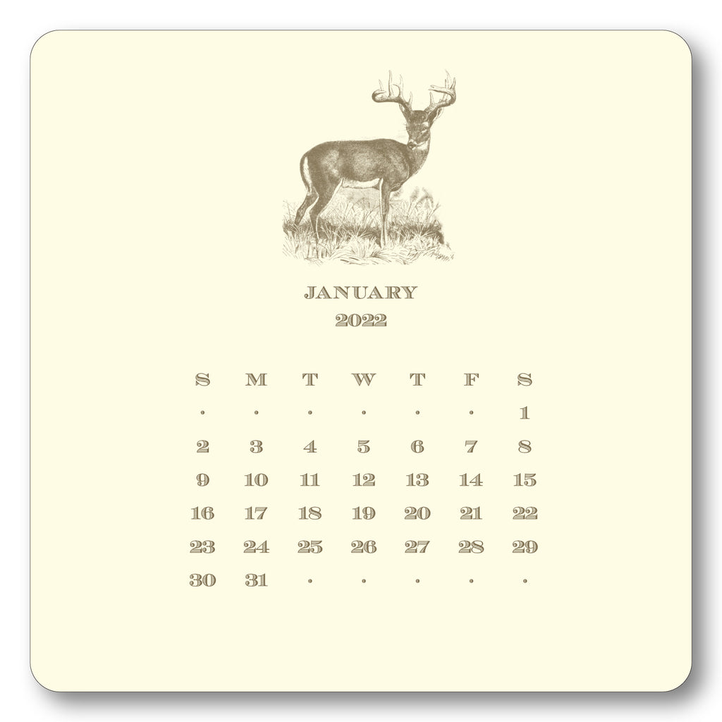 Hunt Calendar with Easel