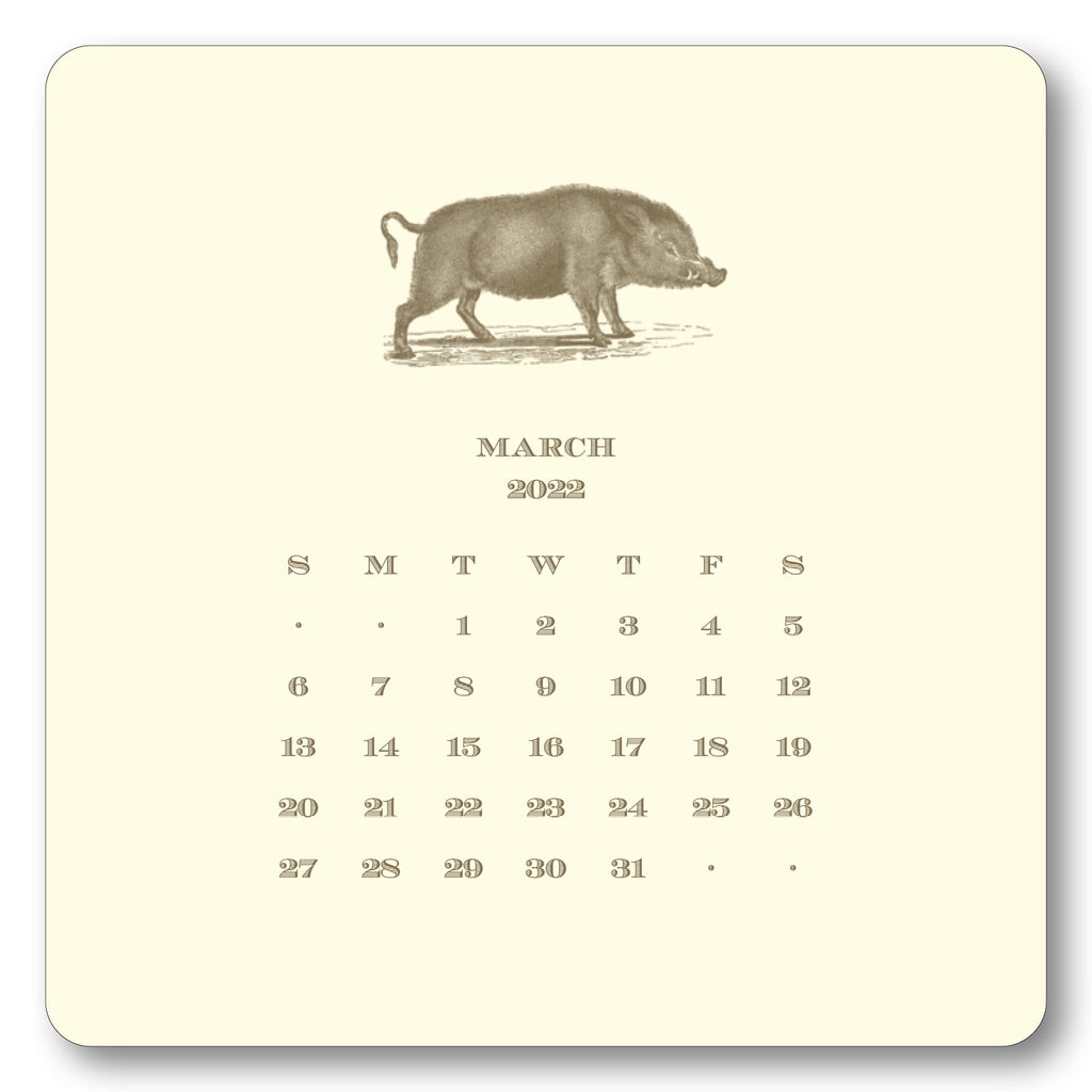 Hunt Calendar with Easel