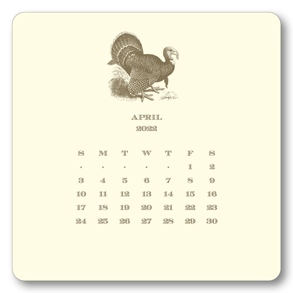 Hunt Calendar with Easel