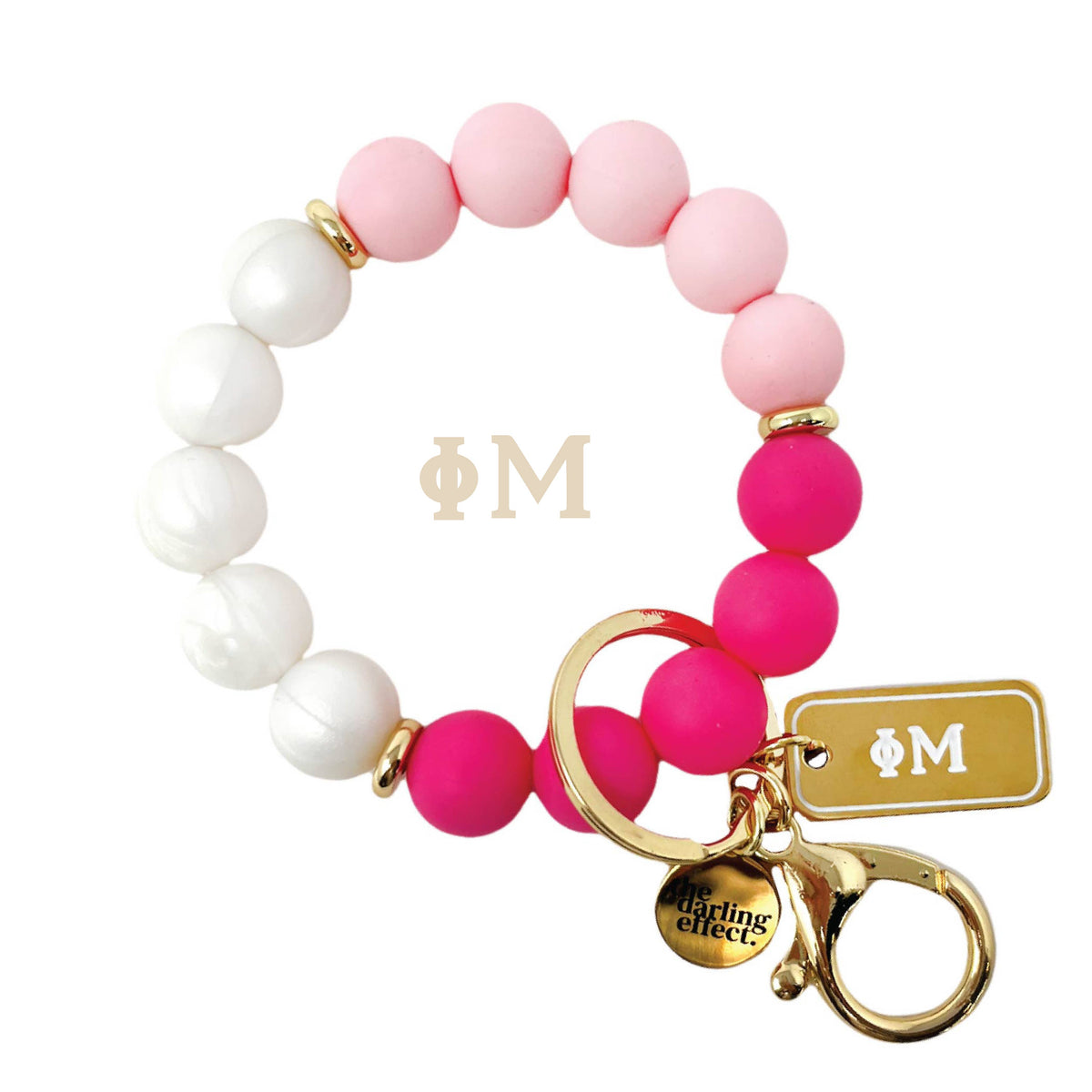 Sorority Hands Free Key Chain Wristlet