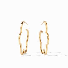 Load image into Gallery viewer, Julie Vos Gardenia Hoop Earring
