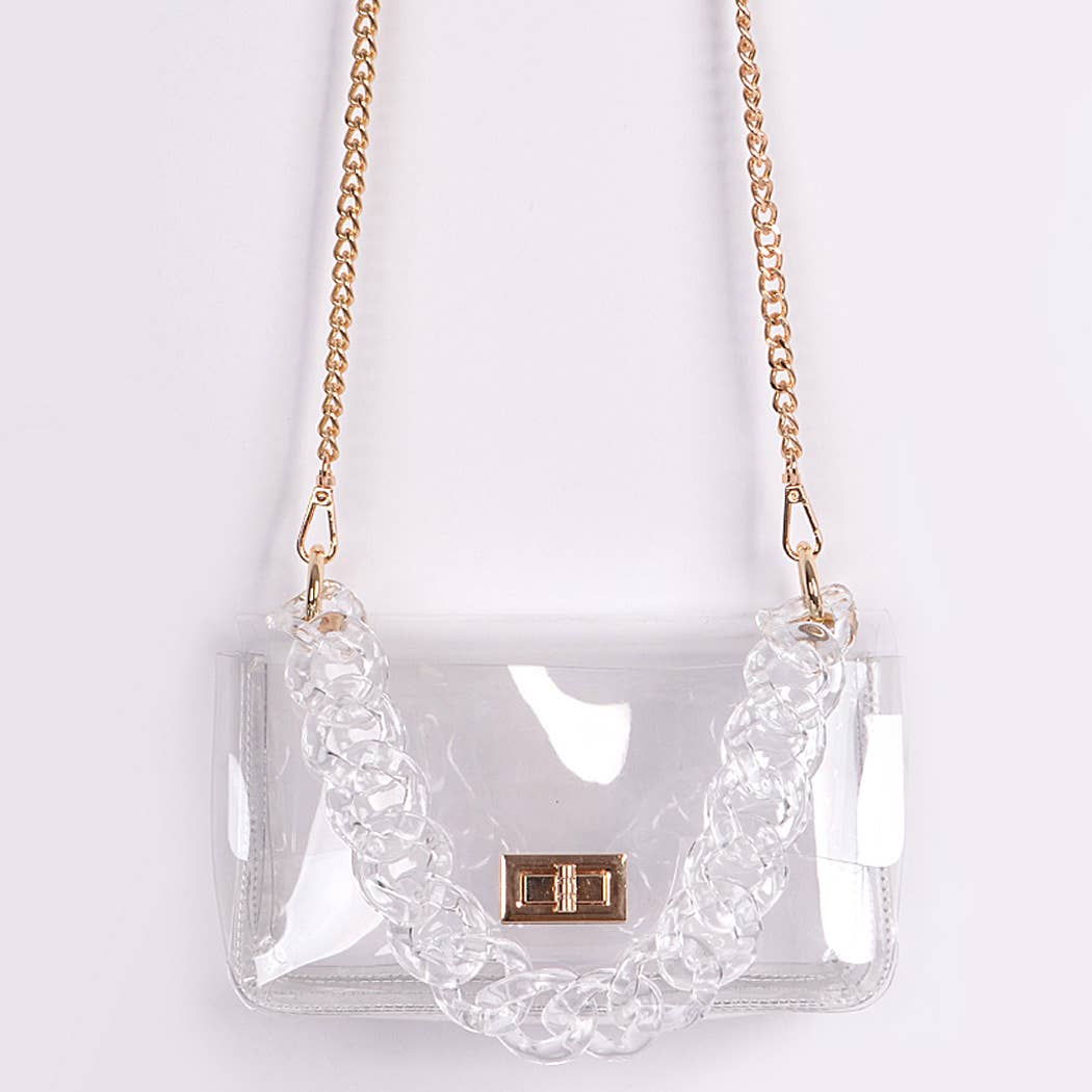 Clear Chain Crossbody