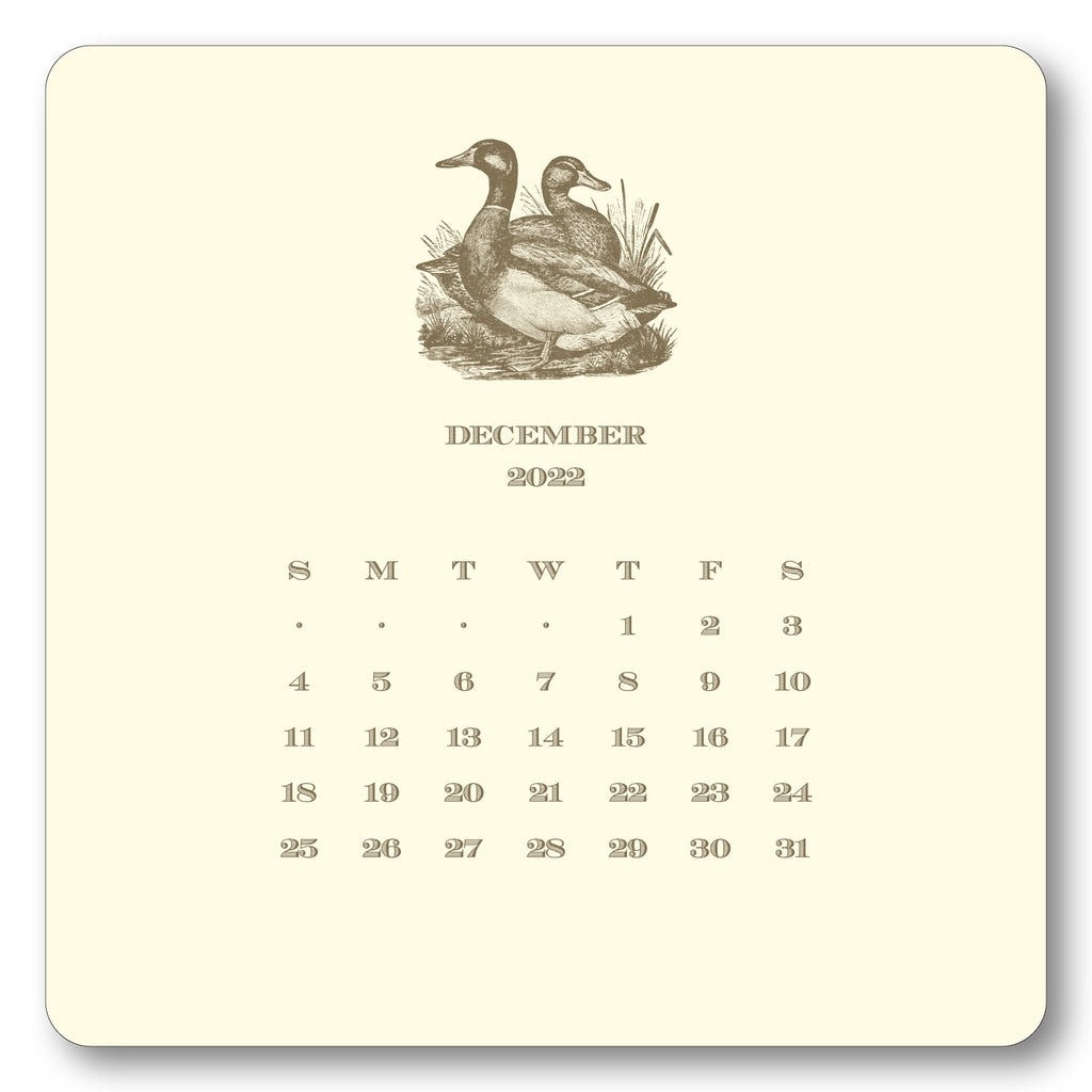 Hunt Calendar with Easel