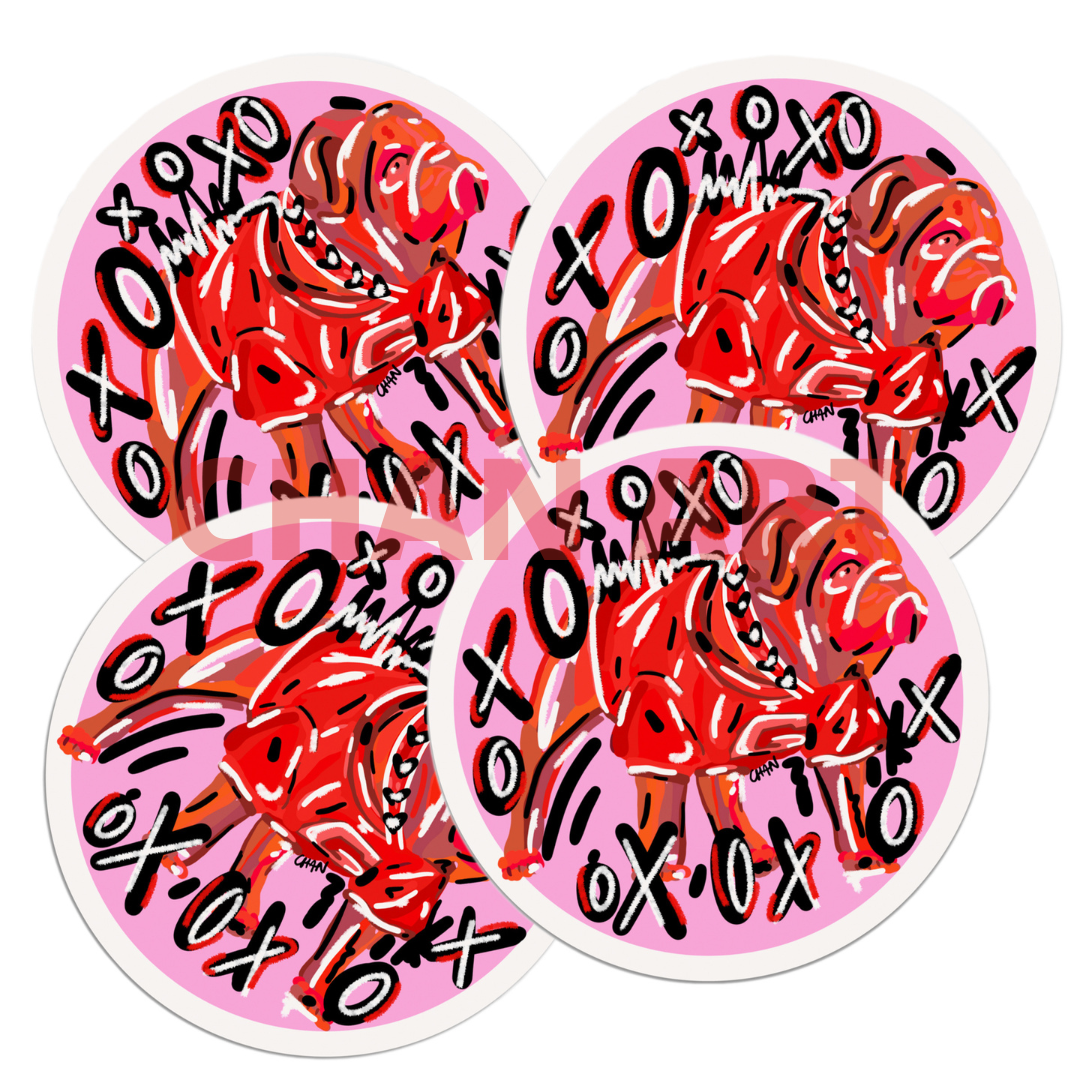 XOXO Dawg Coasters