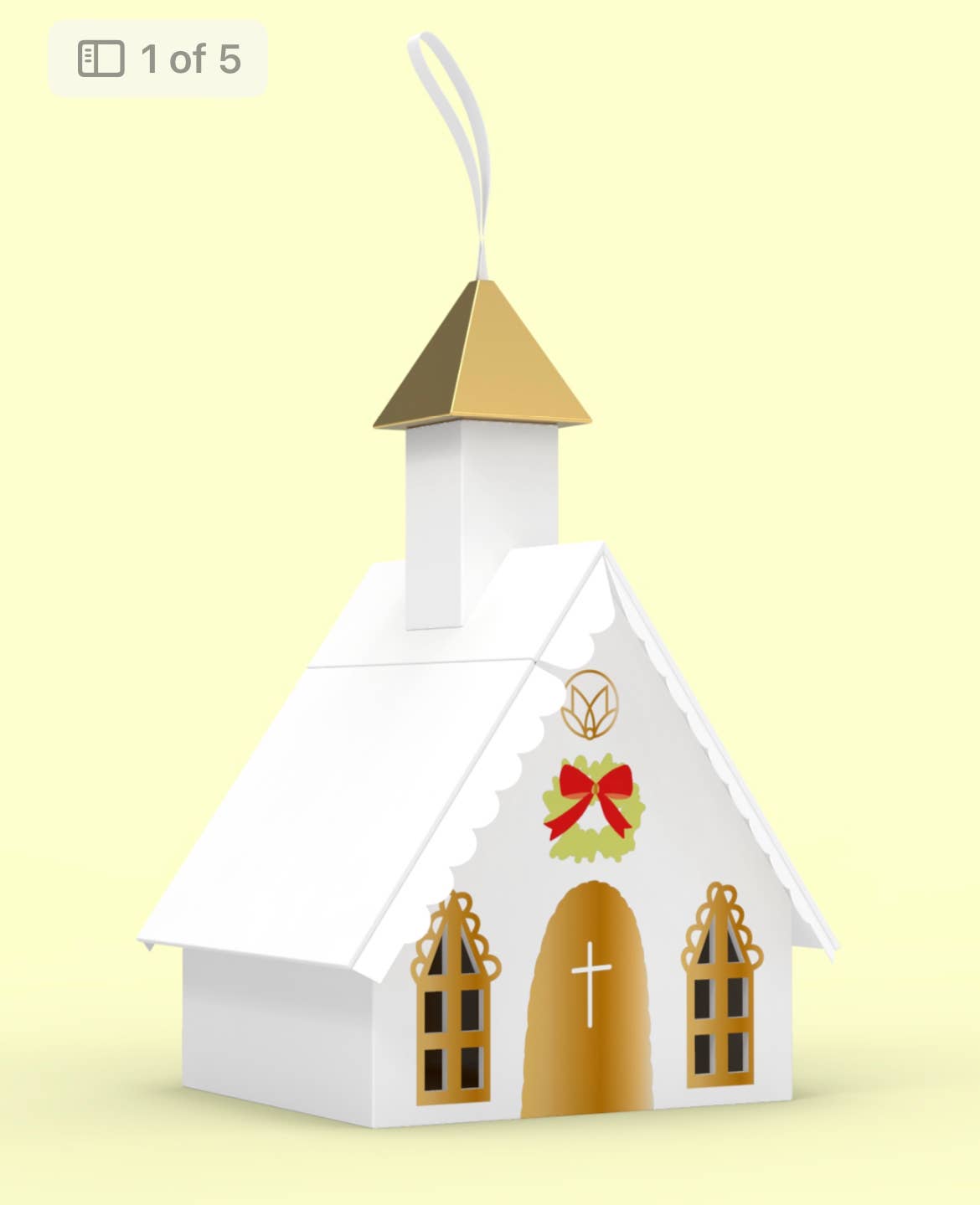 Christmas Village Church Bath Balm