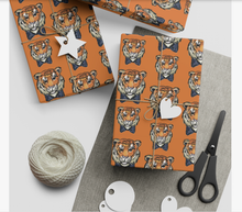 Load image into Gallery viewer, Gift Wrap Roll Tiger
