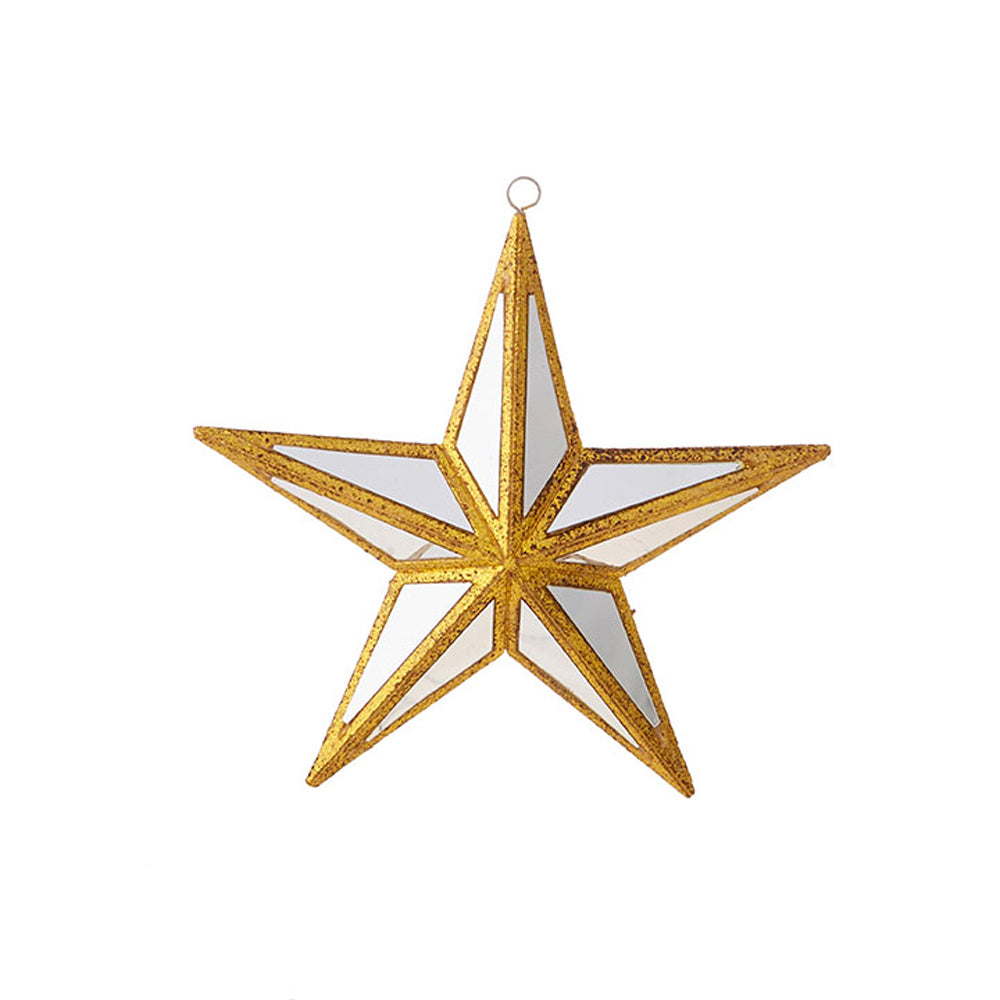 6” Mirrored Star Ornament