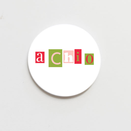 Alpha Chi Omega Button