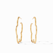 Load image into Gallery viewer, Julie Vos Gardenia Hoop Earring
