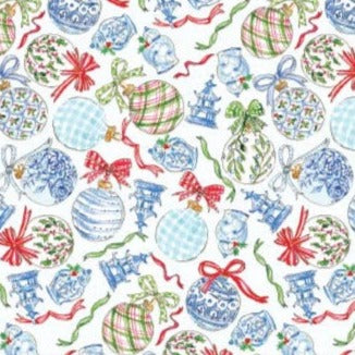 8 Ft- Chinoiserie Ornaments Pattern Wrapping Paper