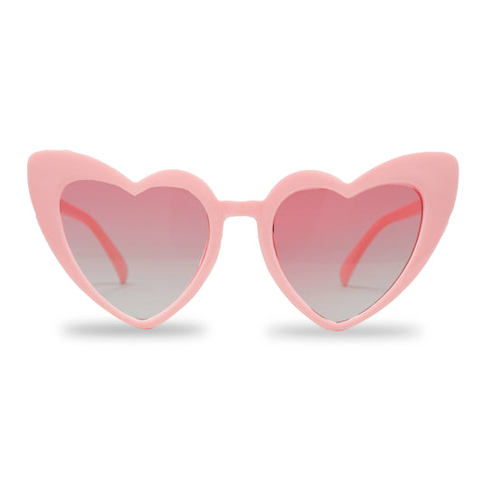 Kids Sunglasses - Pink (Heart Shaped)