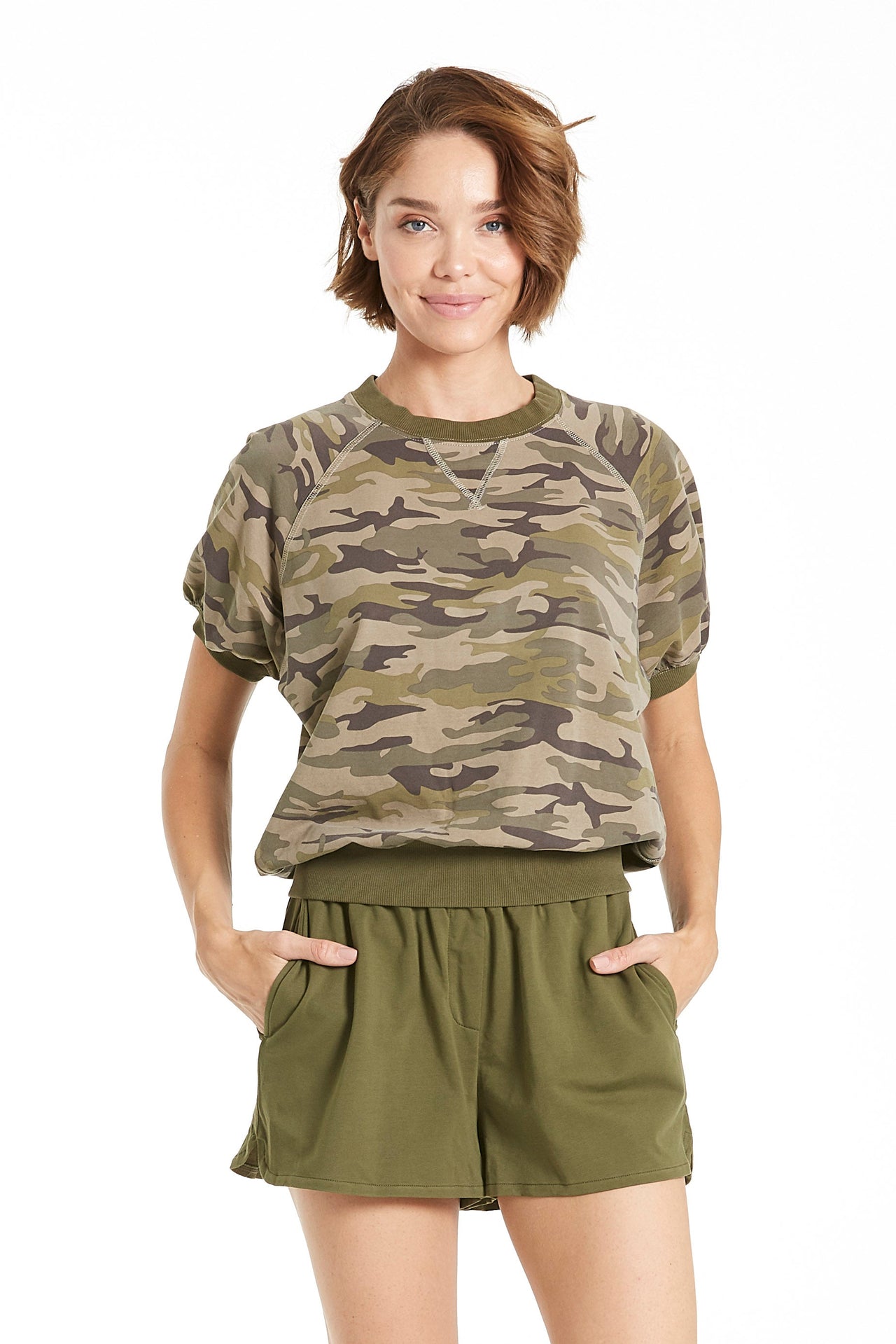 Maria Vintage Camo Shirt