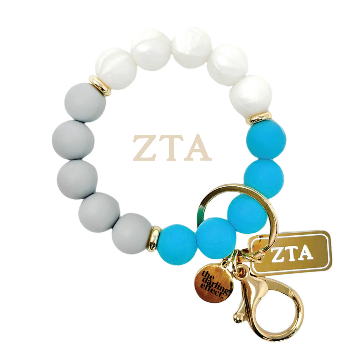 Sorority Hands Free Key Chain Wristlet