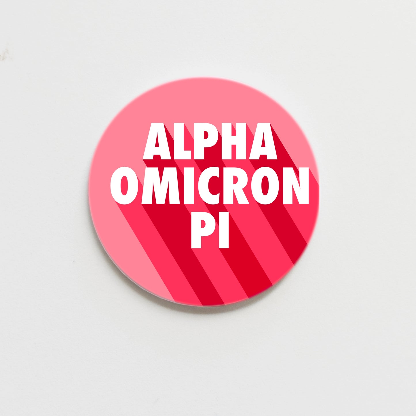 Alpha Omicron Pi Button