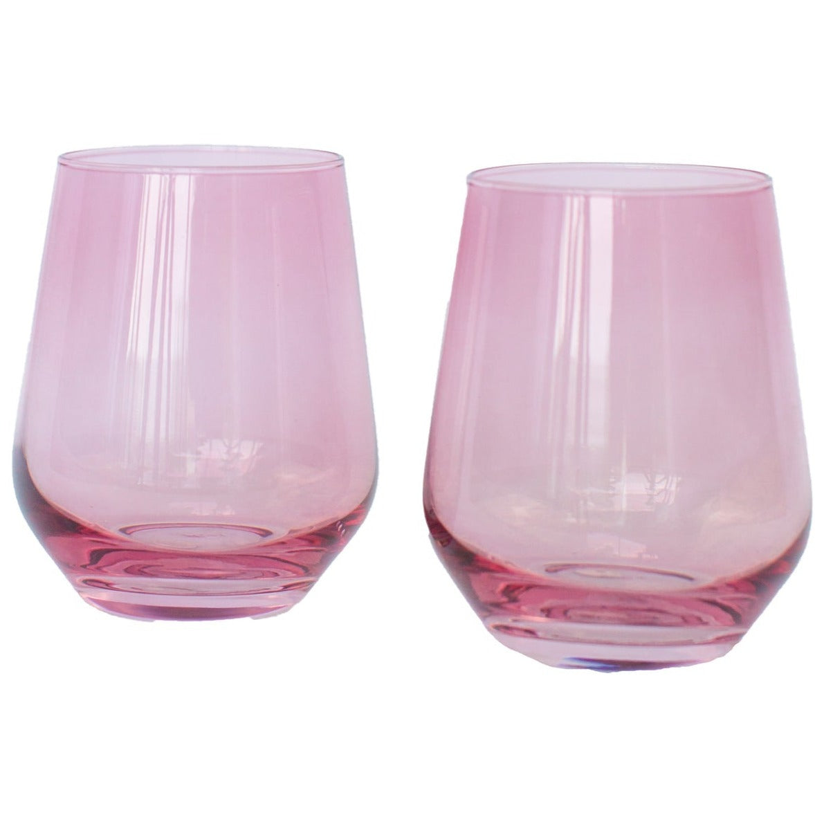 Estelle Rose Stemless Glass Set of 2