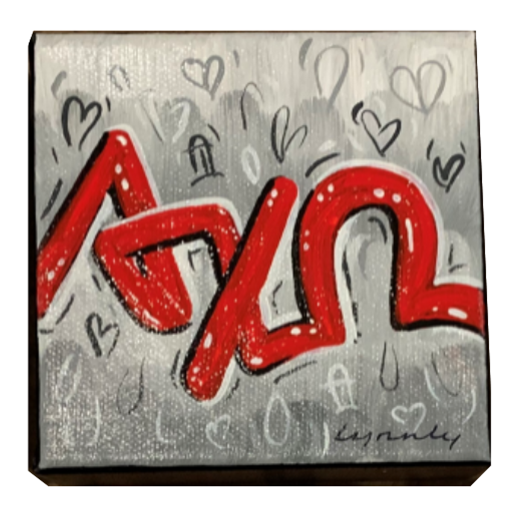 Sorority Graffiti Canvas