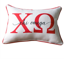 Load image into Gallery viewer, Sorority Large Letter Overlap Pillow
