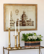 Load image into Gallery viewer, Aged Metal Mantel Planter
