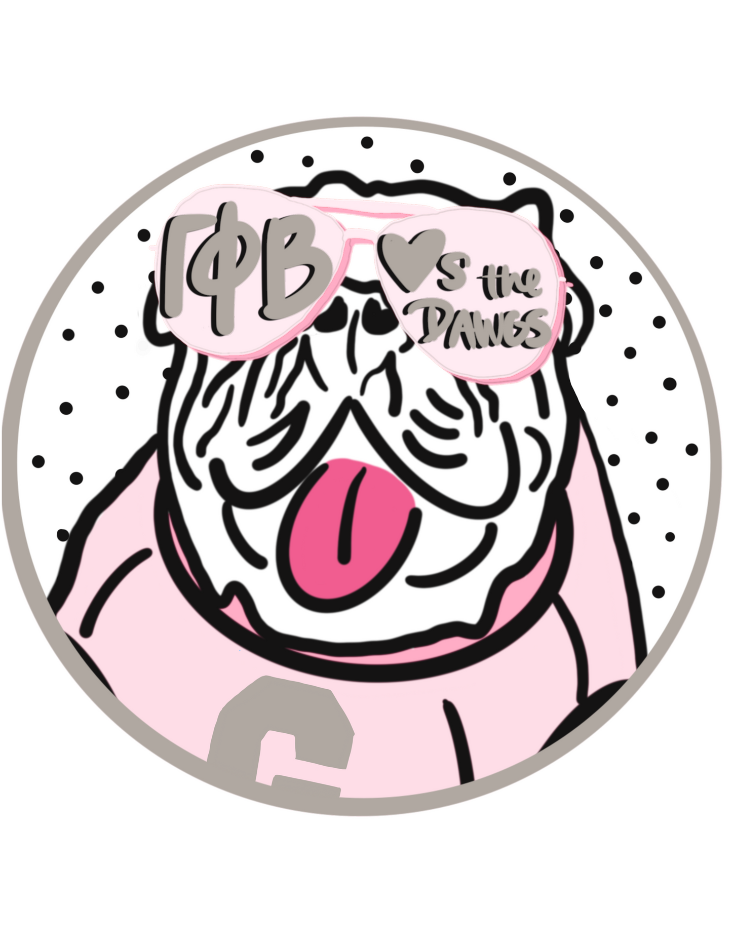 Sorority Game Day Buttons