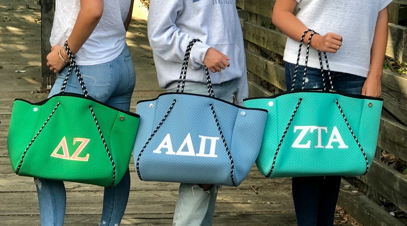 Sorority Neoprene Tote