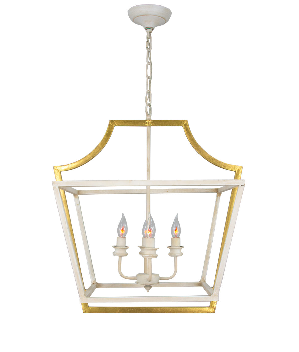 Cream & Gold Lantern