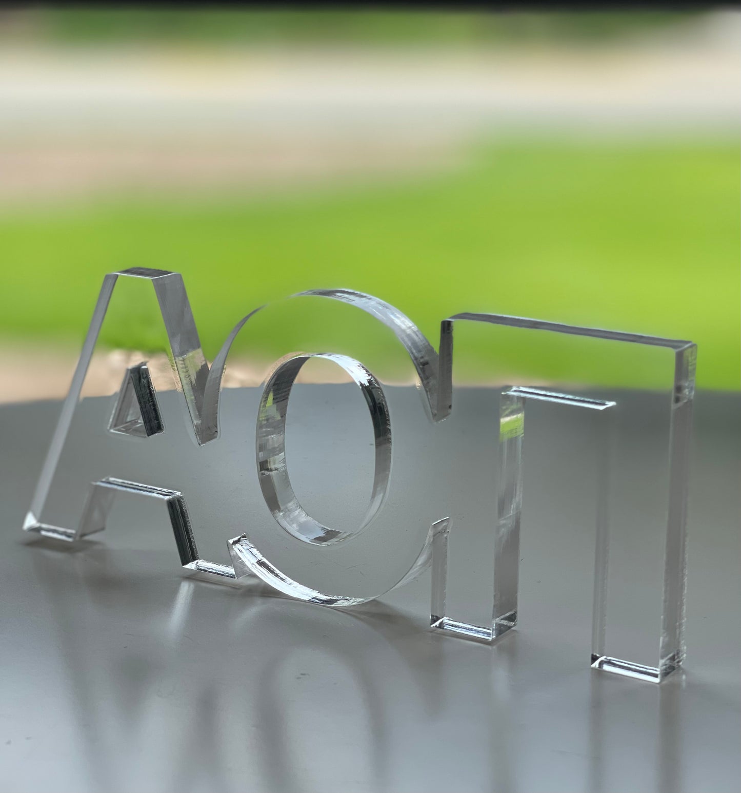 Sorority Acrylic Shelf Letters