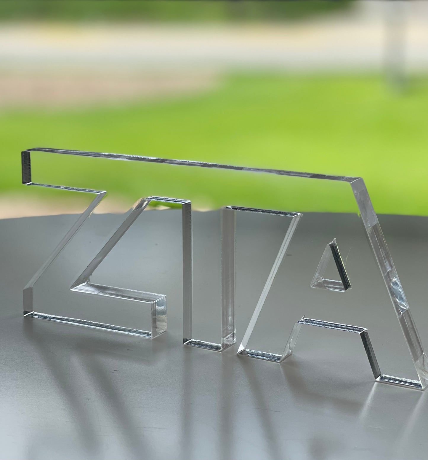 Sorority Acrylic Shelf Letters