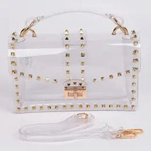 Load image into Gallery viewer, Studded Clear Bag
