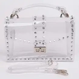 Studded Clear Bag