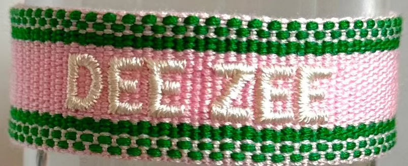 Sorority Woven Tassel Bracelets