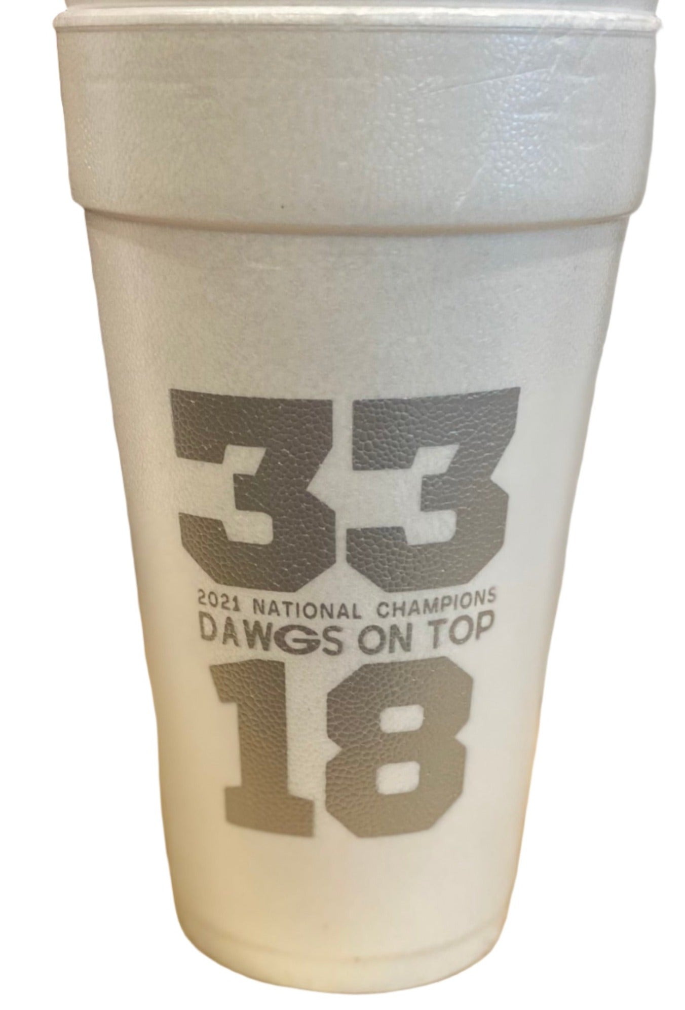 Dawgs On Top Styrofoam Cups