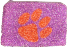 Collegiate Beaded Coin Purse