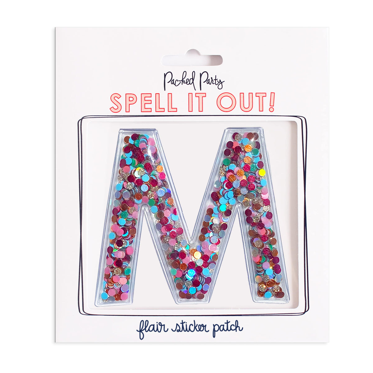 Stick To It Confetti Alphabet Letters