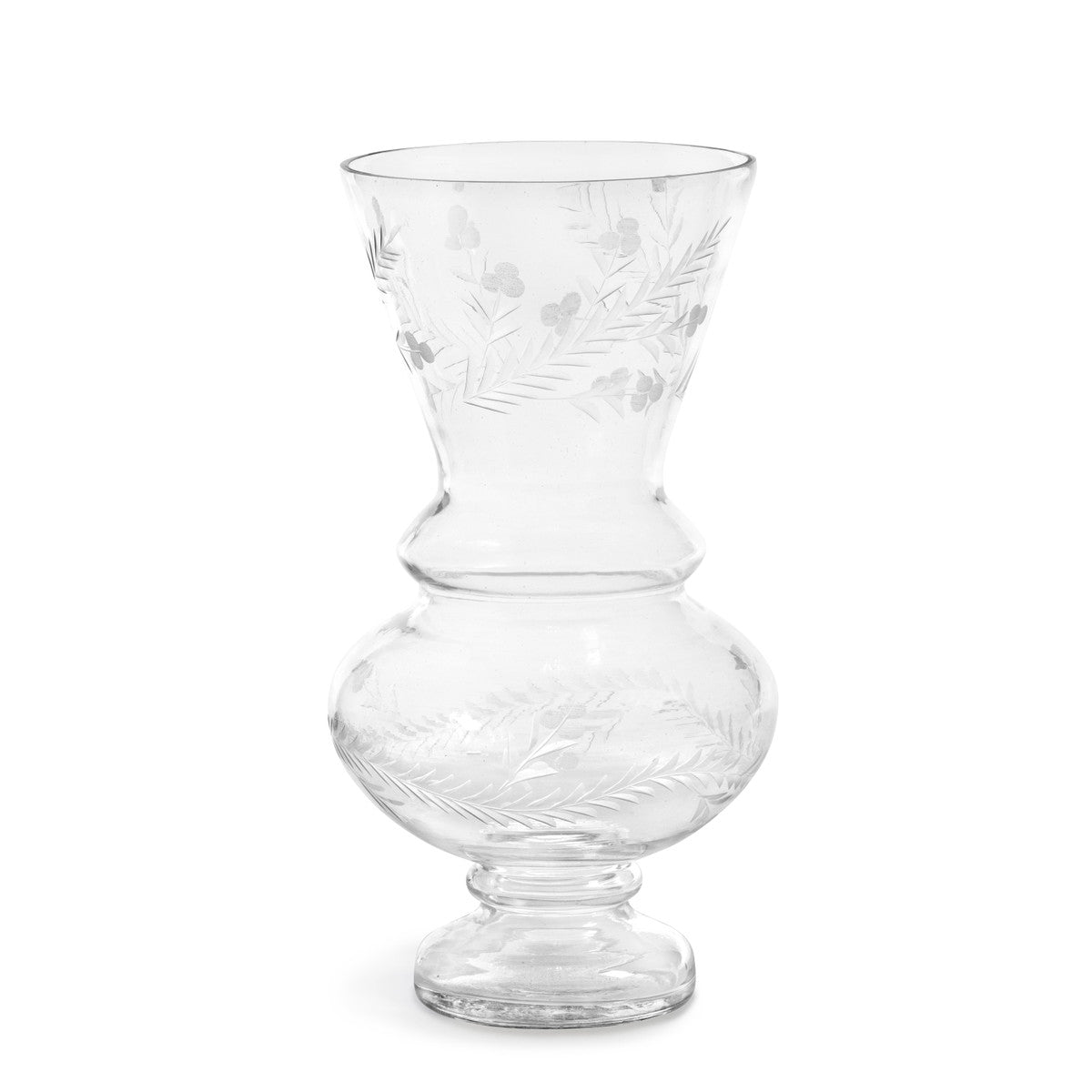 Wallace Etched Glass Vase