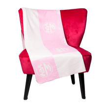 Load image into Gallery viewer, Circle Monogram Sorority Blanket
