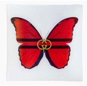 GG Butterfly Square Tray