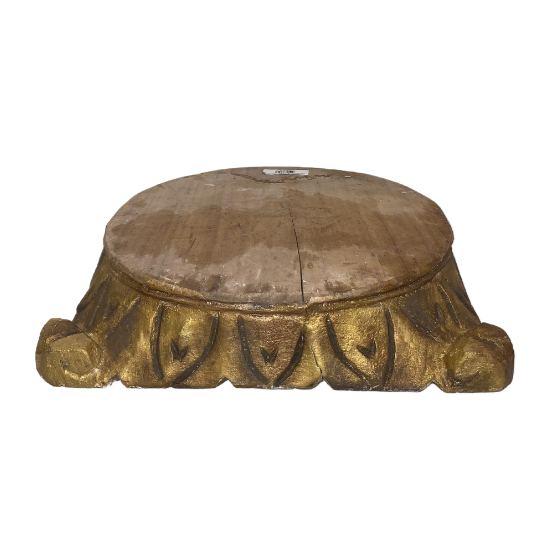 Pillar Base Gold Leaf